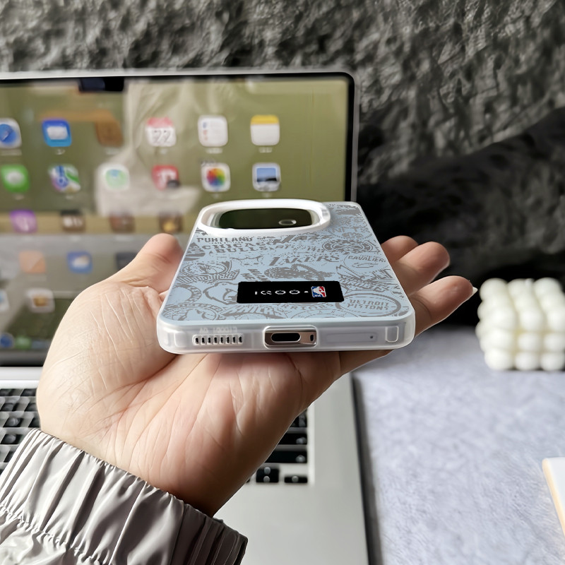 Dành cho iQOO 15 13 12 Pro Z10 Turbo Pro Z9 Neo 11 / Neo 10 Pro Logo đội bóng rổ Micro Matte Vỏ điện thoại cho iQOO Z9 Turbo Z9X Z8 Neo 9 Pro Vỏ iQOO chống sốc
