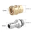 PWSEND 1 Bộ Khớp nối ống, Khớp nối ống đồng M14x1.5mm, Vòi phun bọt bền Chèn 1 / 4 M14 Đầu nối nhanh cho máy giặt áp suất cao