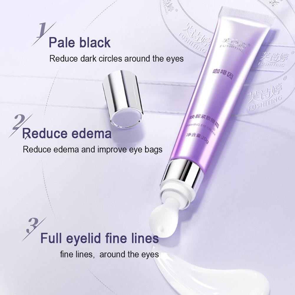 Caffeine Brightening Eye Cream Firming Lightening Eye Lines Túi mịn mắt và dưỡng ẩm mắt N0q2