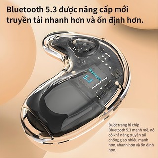 Tai nghe Mini X55 PRO Bluetooth 5.3 X55 Stereo HIFI 9D Hiệu ứng âm thanh Giảm tiếng ồn