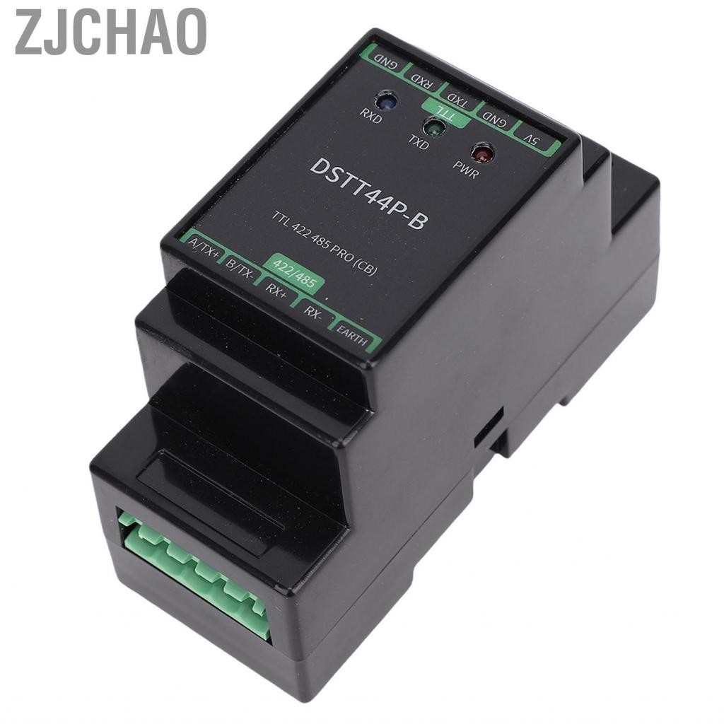 Zjchao Bộ chuyển đổi DIN TTL đến RS422 RS485 DIN Rail Mount DC Phân lập Công nghiệp Bị cô lập 422 485 Mô -đun bộ chuyển đổi với các chỉ báo LED