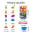 Baby Early Education Counting Toy Children Smart Cognitive Toy Soft Rubber Simulated Animal Classification
