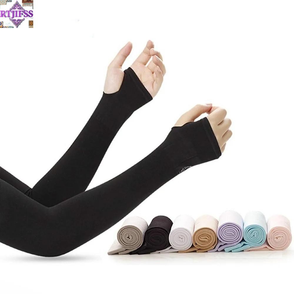 RTJIFSS Áo chống nắng cánh tay thoáng khí, nhanh khô, co giãn chống tia UV, phù hợp mùa hè khi câu cá và chạy bộ