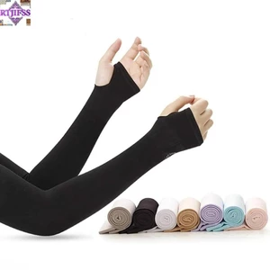 RTJIFSS Áo chống nắng cánh tay thoáng khí, nhanh khô, co giãn chống tia UV, phù hợp mùa hè khi câu cá và chạy bộ