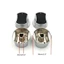 Công tắc điều khiển lò nướng YRBWD 1 Cặp, Núm bếp gas đa năng màu bạc, Phụ kiện bếp gas 6 / 8mm bền bỉ