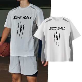 Áo thun thoát hơi cổ tròn, phù hợp tập luyện mùa hè như chạy bộ và bóng rổ, thấm mồ hôi nhanh