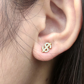 Bông tai biểu tượng đồng đô la phong cách Hipster dành cho nữ