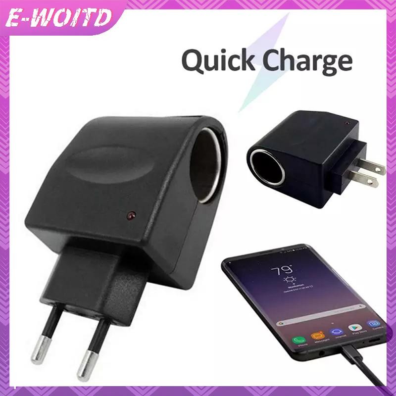 E-WOITD Cắm Chuyển Đổi Đa Năng 220V AC Sang 12V Bộ Chuyển Đổi Nguồn Điện Ổ Cắm Chuyển Đổi E-WOITD