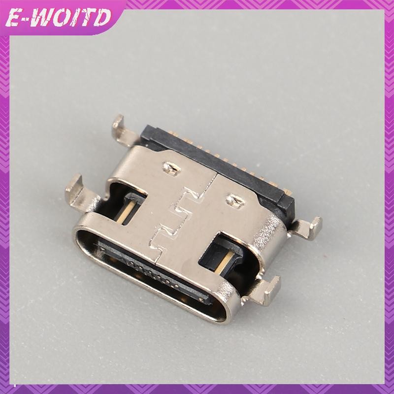 E-woitd 10 Chiếc USB Type-C Sạc Jack Cổng Cho Teclast M40 P20HD P20 USB C Sạc Cắm Dock Ổ Cắm Kết Nối HNVN
