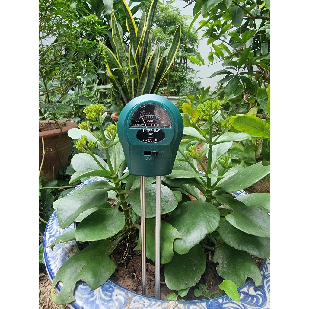 【COD】Máy Đo Đất 3in1 Đo PH, Ẩm, Ánh Sáng – Dụng Cụ Làm Vườn, Trồng Rau, Cây Cảnh, Nông Trại