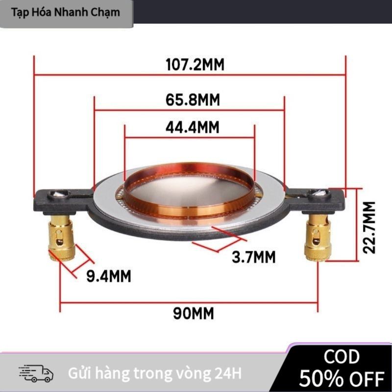 [COD] Màng Coil Treble Titan 450 – Cuộn Dây 44.4mm, Phụ Kiện Thay Thế Cho Loa Siêu Treble