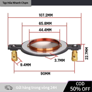 Màng Coil Treble Titan 450 – Cuộn Dây 44.4mm, Phụ Kiện Thay Thế Cho Loa Siêu Treble