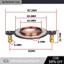 Màng Coil Treble Titan 450 – Cuộn Dây 44.4mm, Phụ Kiện Thay Thế Cho Loa Siêu Treble
