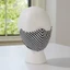 Đầu mannequin xốp Monostyle trắng, ổn định nhẹ để trưng bày tóc giả