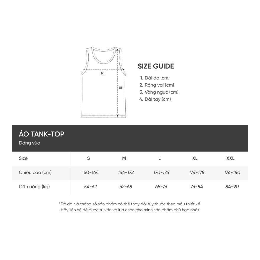 Áo Ba Lỗ sát nách cổ tròn Tanktop Nam Lamode LTL030AS