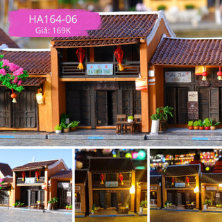 Mô hình gỗ tự lắp ráp DIY- Thế Giới Tí Hon- HỘI AN- CAO LẦU LA THIÊN THÁI- HA164-06 (Sản phẩm chưa kèm keo)