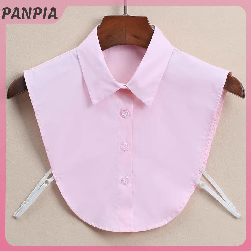PANPIA-Lady Cổ Giả Nửa Áo Sơ Mi Công Sở Cổ Áo Sơ Mi Giả Cổ Thoải Mái Giả Nửa Cổ Cho Nam Nữ Chính Thức Dịp