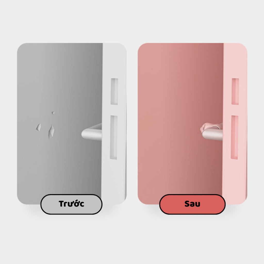 Combo 10 Miếng Chặn Cửa Chống Va Đập Silicon Chống Tiếng Ồn Làm Hỏng Tường Đệm Chặn Cửa Tay Cầm Hình Lợn Dễ Thương