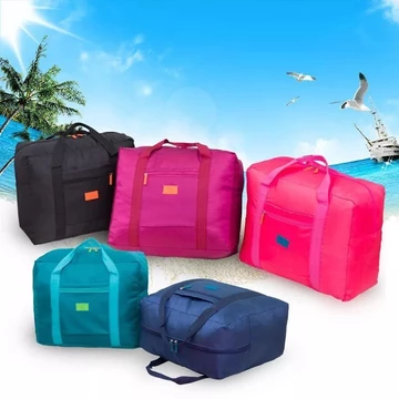 Women's Nylon Foldable Travel Bag – Large, for Travel