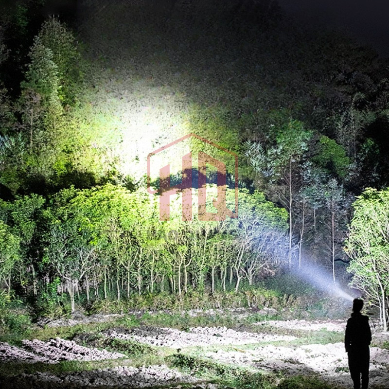 Đèn Pin Đội Đầu Siêu Sáng – Pin Sạc Dung Lượng Lớn, Chống Nước, Đèn Pin Câu Cá Đêm Ngoài Trời