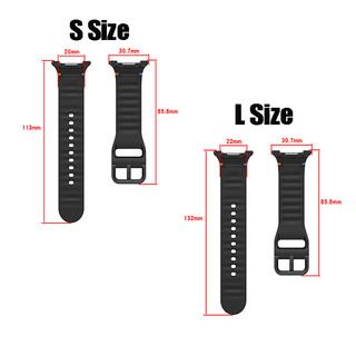 Dây đeo silicon thể thao ngoài trời cho Samsung Galaxy Watch 8 44mm 40mm Dây đeo vòng tay cổ điển 46mm