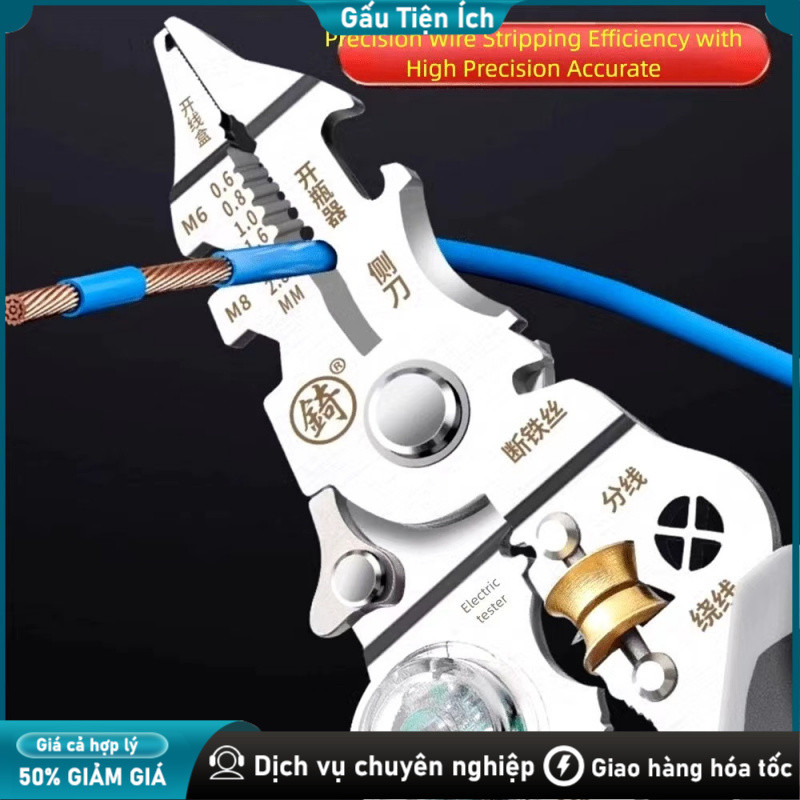 Kìm Tuốt Dây Và Thử Điện Đa Năng – Thế Hệ Mới Với 10 Tính Năng Cần Thiết Cho Gia Đình Và Thợ Điện