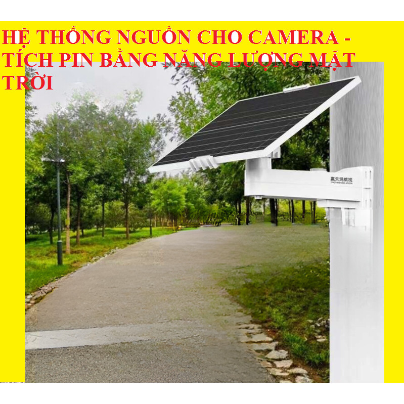 P.in Năng Lượng Mặt Trời cao cấp 40W30Ah Cho Camera, Quạt, Chiếu sáng, Viễn Thông lưu trữ được 2-3 ngày liên tục