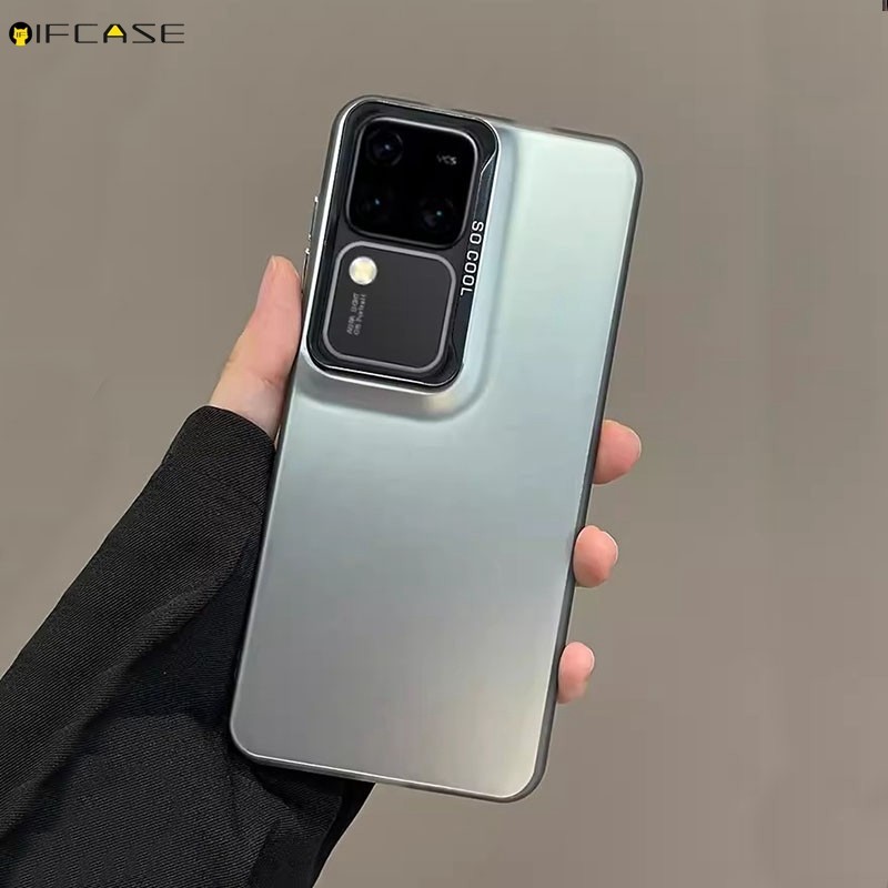 Dành Cho Vivo V30 V29 V27 V25 Pro V29e V27e V25e 5G Ốp Lưng Điện Thoại Laser Sáng Bóng Lấp Lánh Kinh Doanh Mờ Mờ Sang Trọng Bé Trai Bé Gái Đen Trắng Bạc Vỏ Đơn Giản Ốp Lưng