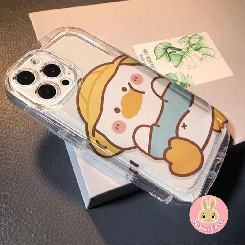 Ốp Điện Thoại Vịt Vàng Dễ Thương Cho Redmi K80 K70 K70E Pro Ultra 15 Note 15 14 Pro Plus Turbo 4 Pro 5G 4G Vỏ Mềm Chống Rơi Vỏ Chống Sốc Có Vòng Tay Chống Mất