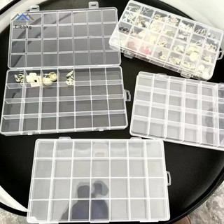 ELBBKG 24 Khe Cắm Móng Tay Decal Hộp Bảo Quản Móng Tay Nghệ Thuật Phụ Kiện Hộp Bảo Quản Lưới Có Thể Tháo Rời Móng Tay Nghệ Thuật Kim Cương Giả Hộp Trang Sức Phụ Kiện Mới