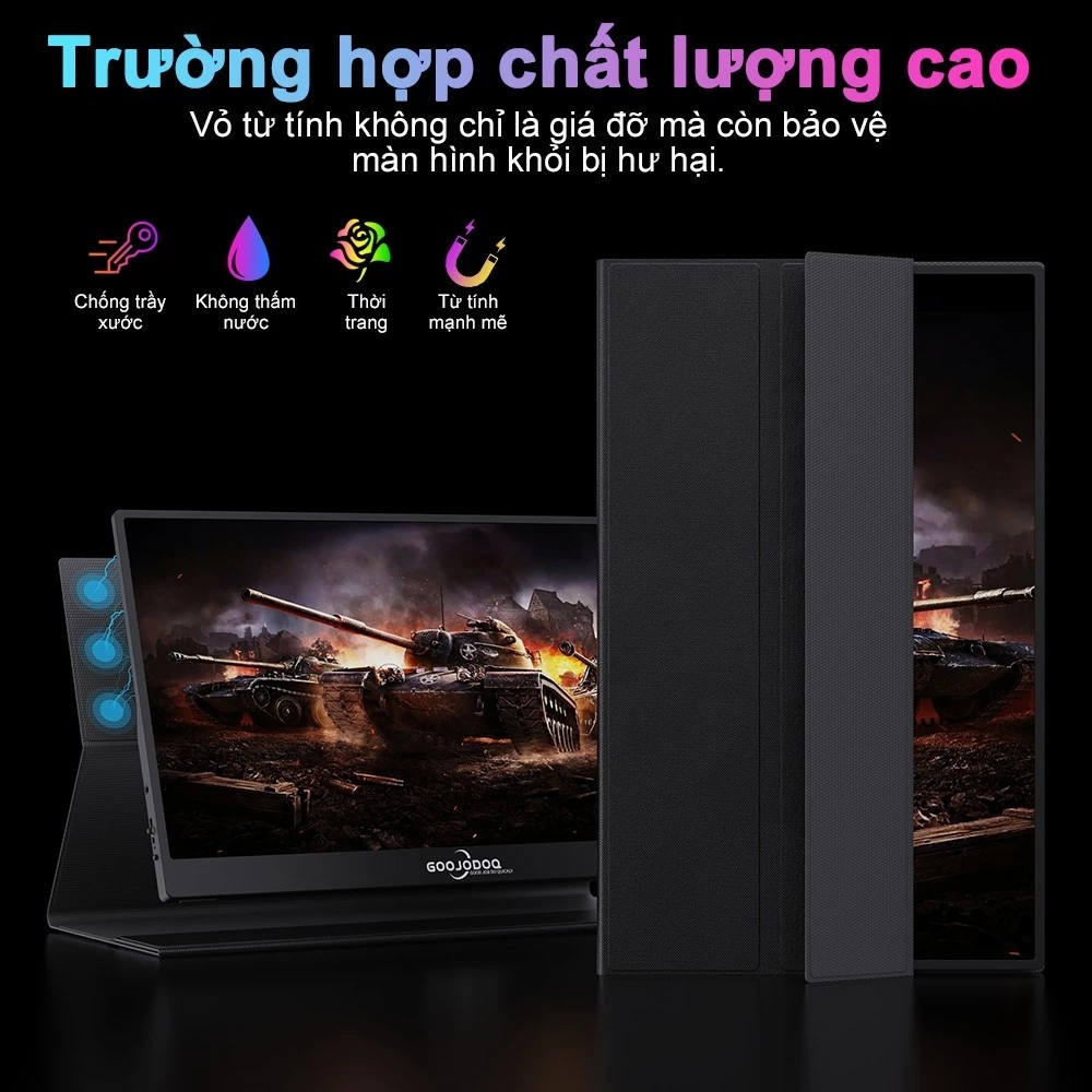 Màn hình di động GOOJODOQ cho máy tính xách tay Chân đế mở rộng Ps4 Máy tính di động Android