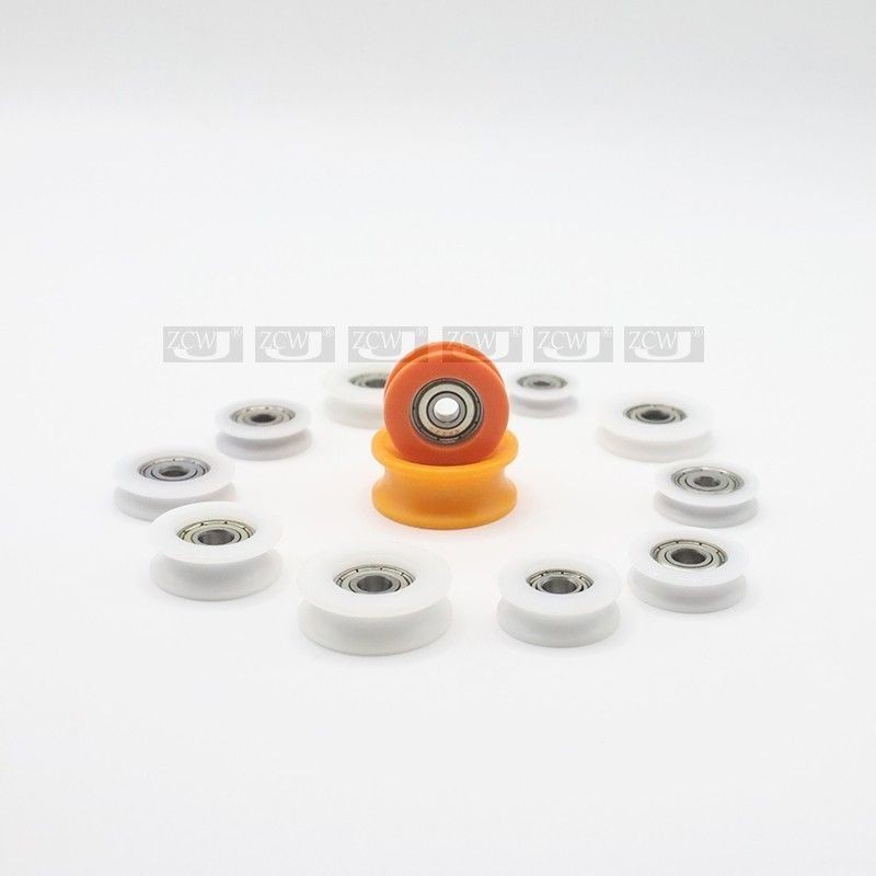 608 Vòng bi bọc nhựa 624U Loại rãnh Con lăn 625 Cửa trượt Cửa sổ ròng rọc Nylon EUB Phụ kiện có rãnh gia đình 626 Phụ kiện