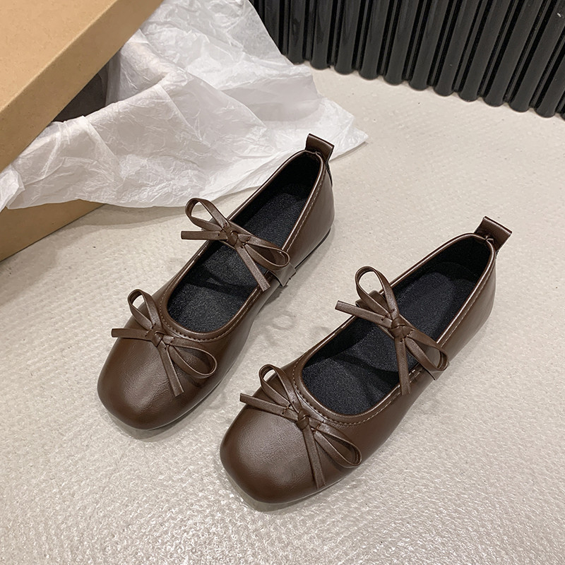 Atikota Nữ Thời Trang Retro Đơn Giản Ngoài Trời Khóa Một Dòng Sinh Viên Đa Năng Giày Đơn