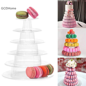 Gcdhome 6 / 10 Tầng Hiển Thị Đứng Cupcake Tháp Giá Đứng Bánh Nướng Dụng Cụ HOT