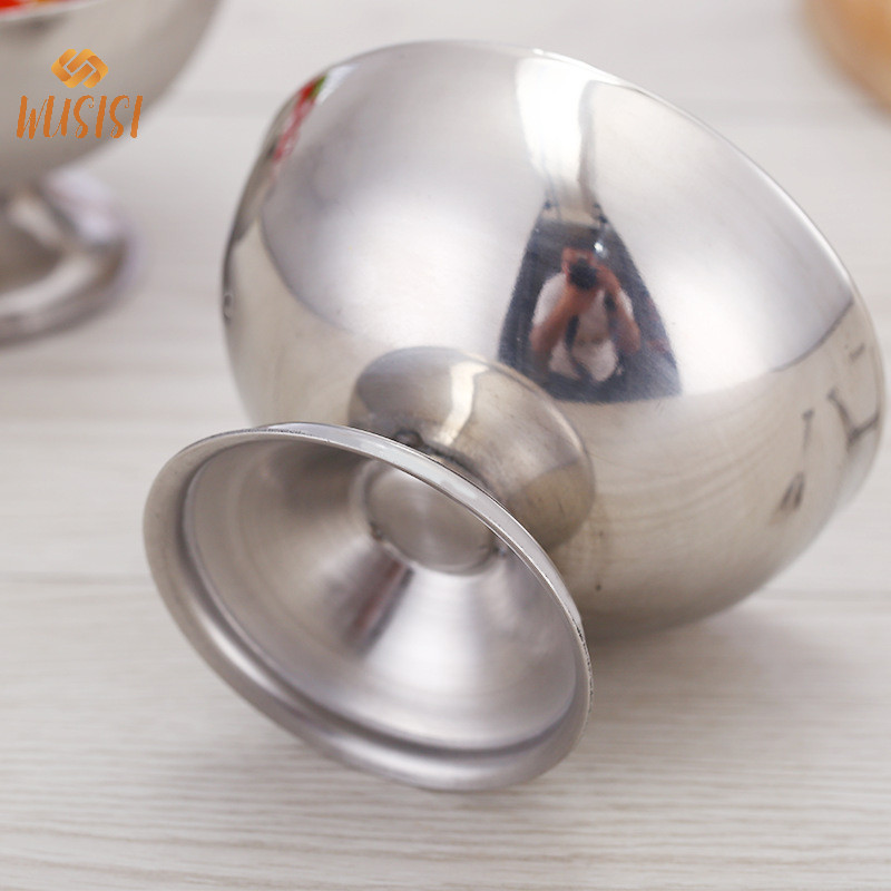[Wusisi] Cốc Kem Bát Salad Bát Inox Món Tráng Miệng Đĩa Trái Cây Ăn Nhẹ Món Ăn Dự Tiệc Cung Cấp MỚI