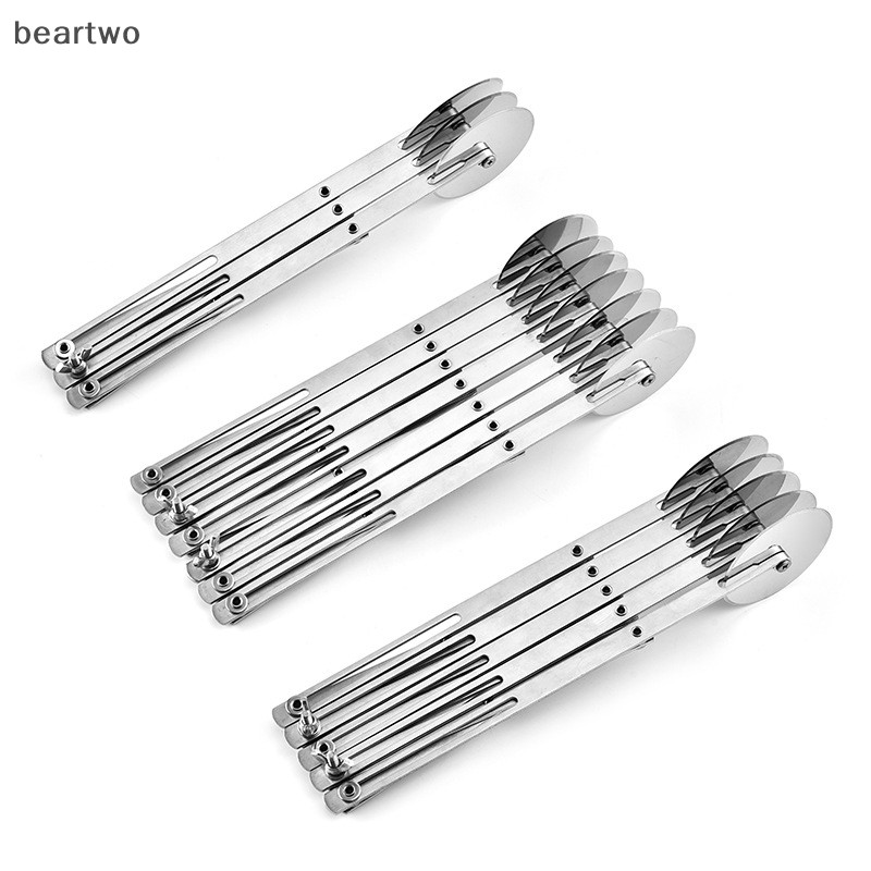 < Beartwo > 3 / 5 / 7 Bánh Xe Cắt Bột Chia Bột Linh Hoạt Lưỡi Lăn Bánh Pizza Bánh Ngọt Peeler Dụng Cụ Chảo Nướng Bằng Thép Không Gỉ Đẹp