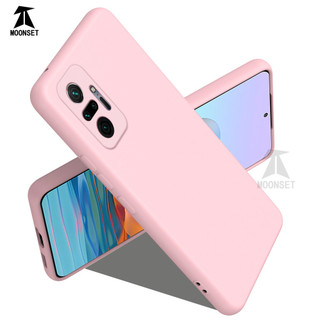 Dành Cho Redmi Note 10 Pro 4G Ốp Lưng Silicon Lỏng Nâng Cấp Có Cạnh Vuông Bảo Vệ Camera Mềm Chống Trầy Xước Lớp Lót Microfiber Chống Sốc Mỏng Vỏ