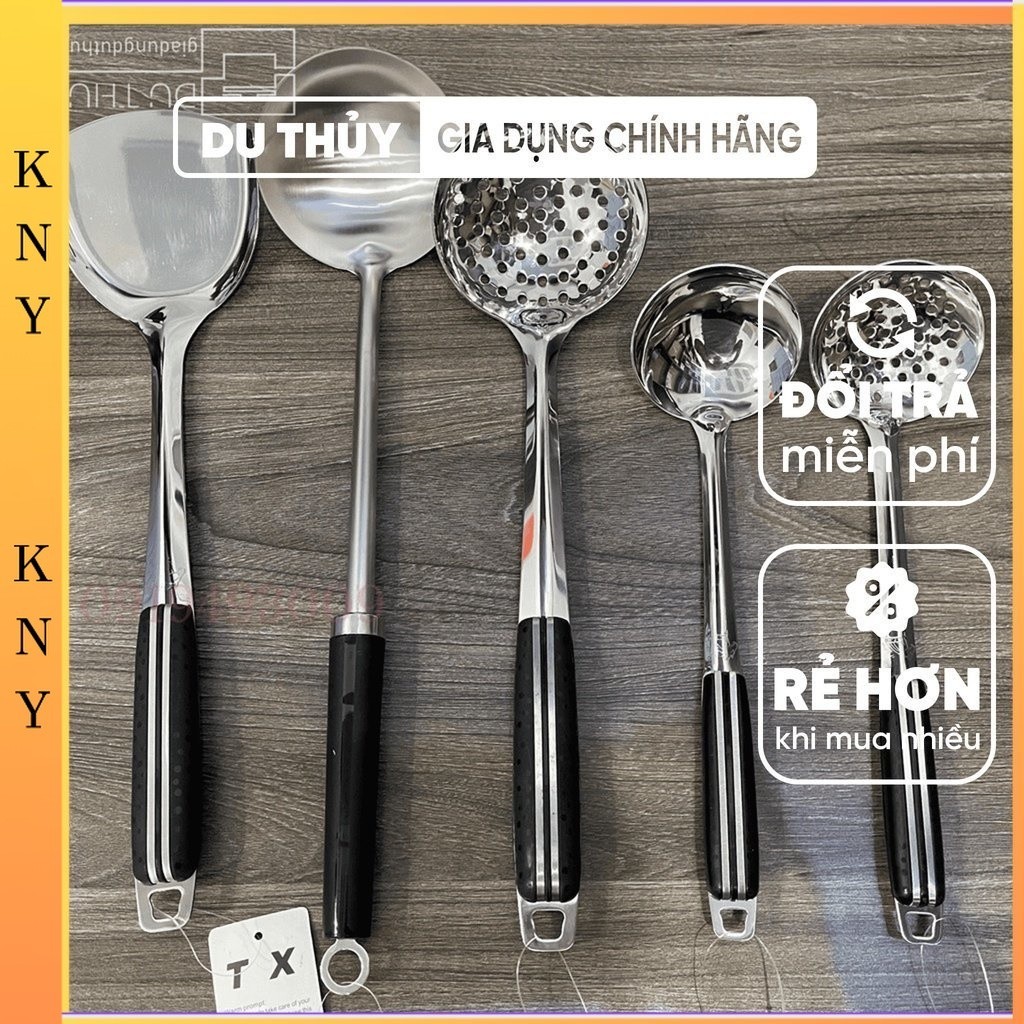 Vá múc canh inox đủ kích thước hàng dày đẹp dùng trong gia đình, quán ...