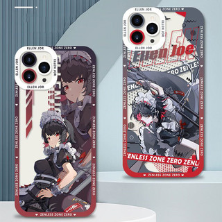 Hoạt Hình Xu Hướng Thương Hiệu Trò Chơi Zenless Zone Zero Ellen Joe Ốp Lưng Điện Thoại Tương Thích Cho iPhone 12 11 Pro Max XR X XS Max 8 7 6 6S Plus Vỏ TPU Cặp Đôi Chống Sốc Trong Suốt Mềm