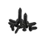 Vít máy tính xách tay DELMER, Vít tự khai thác Micro Cross Phillips màu đen, Thép Carbon bền có hộp M1 M1.2 M1.4 M1.7 Vít gỗ chế biến gỗ