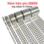 Kẽm hàn pin 26650 mạ niken 0.15mm, 2 hàng dùng khung