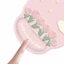 Tấm lót chuột tựa cổ tay YRBWD, Tấm lót chuột hỗ trợ tay bằng cao su Tulip, Chất lượng cao Thoải mái tiện dụng Bàn di chuột chơi game chống trượt phổ thông