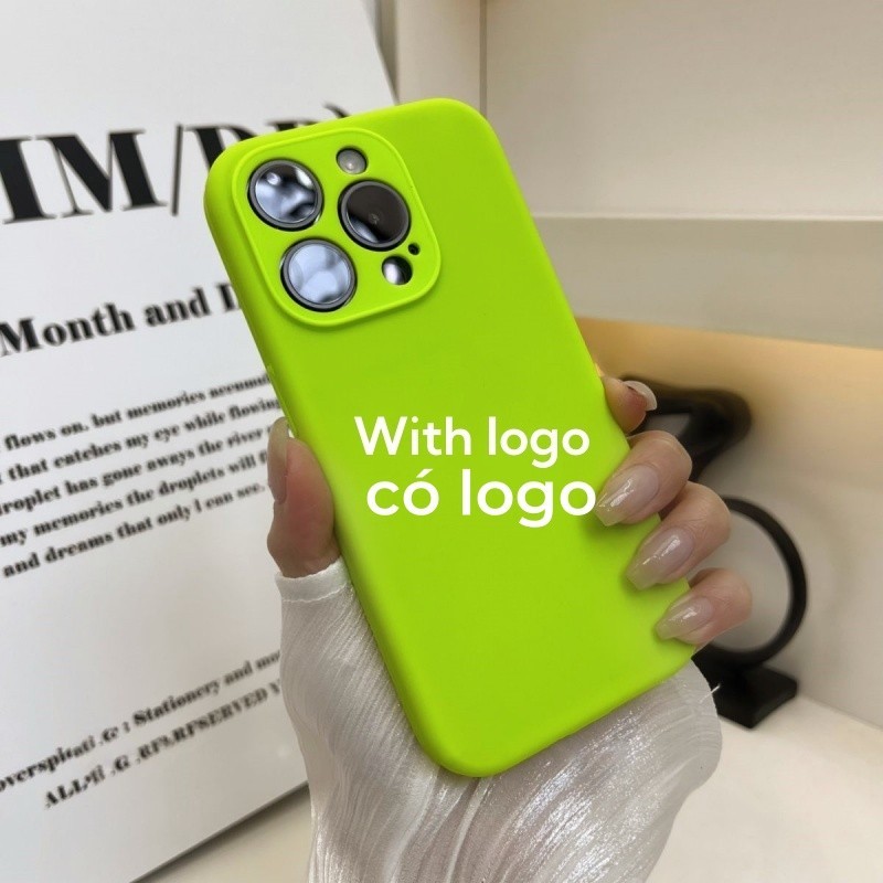 (Mới) Ốp Silicon Lỏng Cao Cấp Cho iPhone 17 16 15 14 13 12 Pro Max Mềm Bảo Vệ Camera