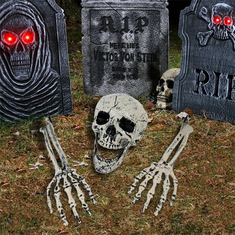 Halloween Ma Đáng Sợ Creeper Skeleton Tầng Ngôi Nhà Ma Ám Phòng Bí Mật Trang Trí Kinh Dị