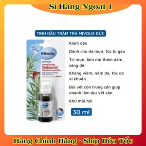 Tinh dầu Tràm Trà Úc Mivolis Australisches Teebaumol chăm sóc da làm đẹp da, 30ml - Hàng nội địa Đức