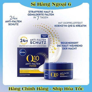 [auth] [Mẫu mới] Kem dưỡng da mặt Nivea Q10 của Đức giúp chống lão hóa,chống nhăn, sáng da - Nội địa Đức Đủ Bill [Hot]