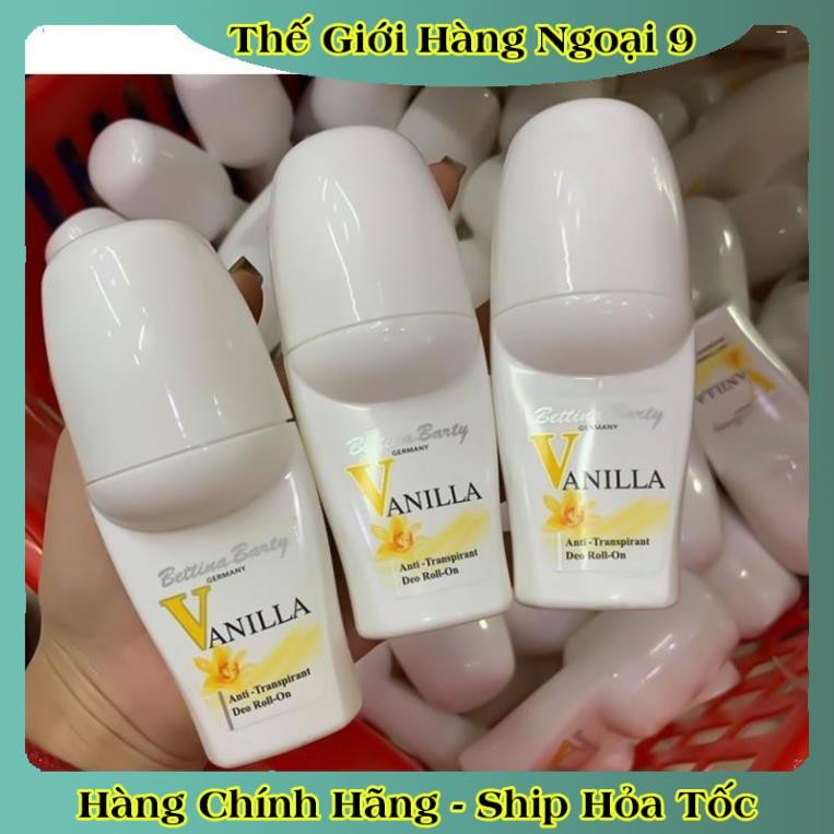 [auth] Lăn Khử Mùi Hương Nước Hoa Vanilla Bettina Barty Cho Nữ 50ml Của Đức [Hot]