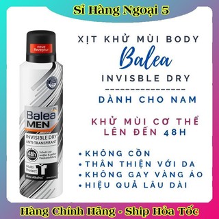 Xịt khử mùi Balea MEN ngăn mùi hôi, lưu hương thơm lâu, nam tính - Nội Địa Đức