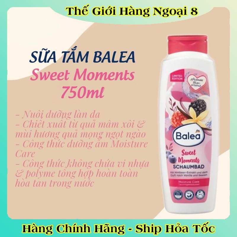 Sữa tắm Balea Đức 750ml các mùi hương -Hàng Nội Địa Đức