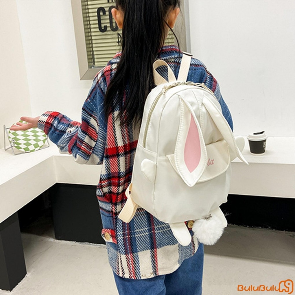 Ba lô thỏ cho bé gái mới biết đi Túi sách dễ thương Daypack Nhẹ Mẫu giáo Mầm non Ba lô 1-3 tuổi